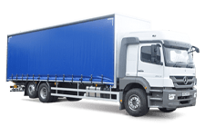 Van Hire Leicestershire - 26 Tonne Curtain Side Truck - Truck hire Leicestershire