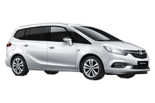 Van Hire Leicestershire - Vauxhall Zafira 7-Seater - Minibus hire Leicestershire